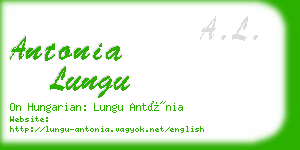 antonia lungu business card